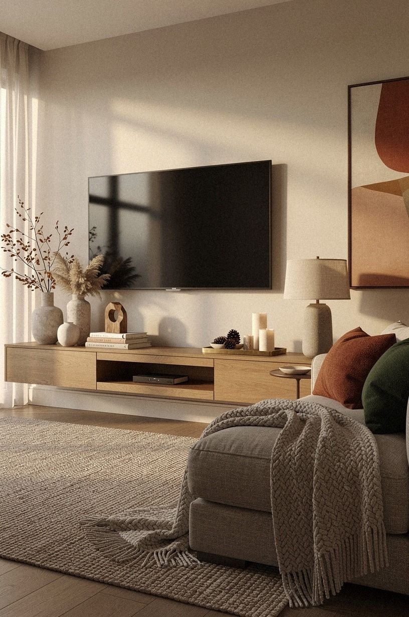Choose a modular TV console for small spaces