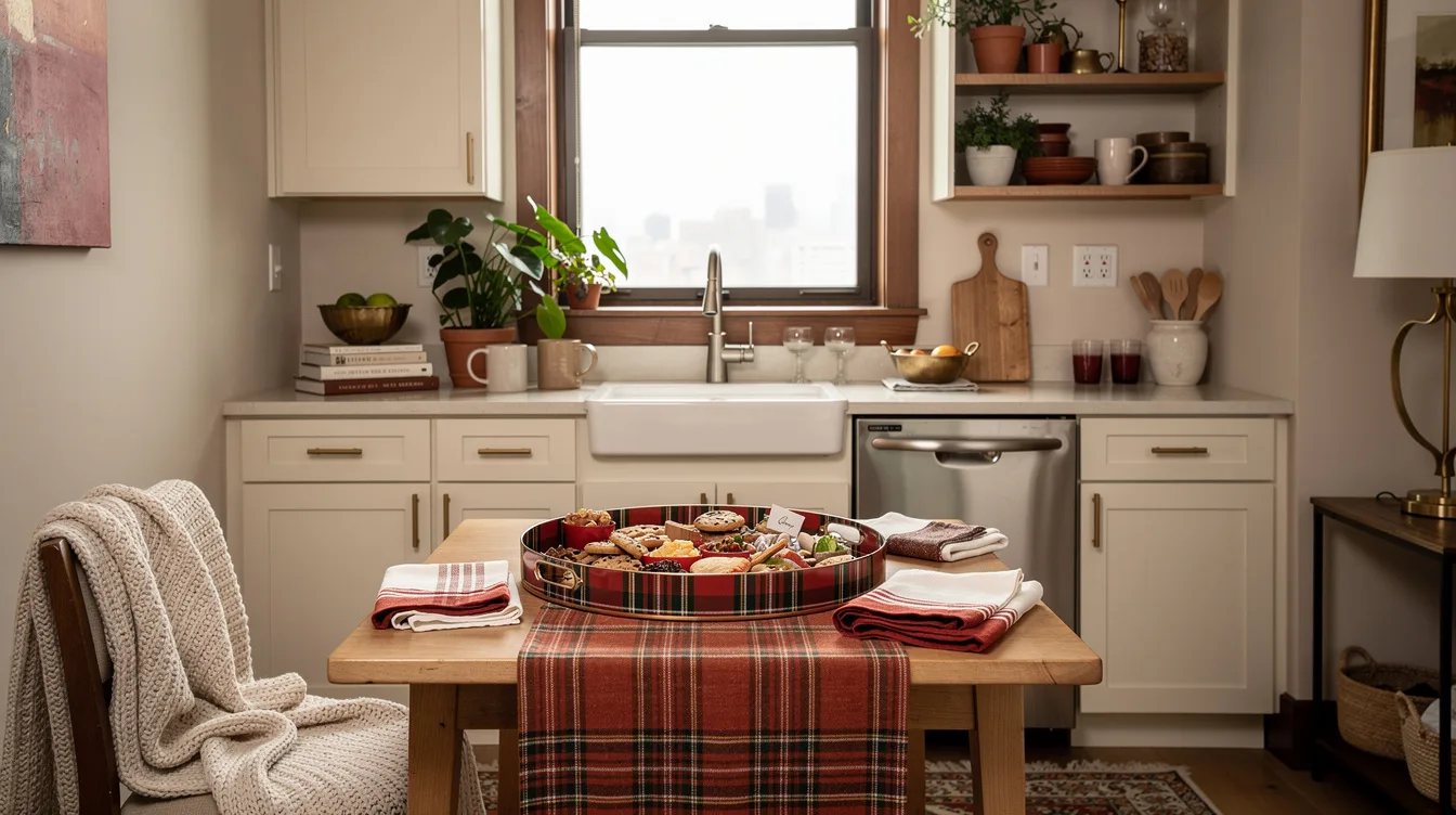 Choose the Plaid Platter for the First Arrival
