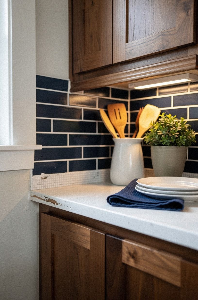 Install a Peel-and-Stick Backsplash