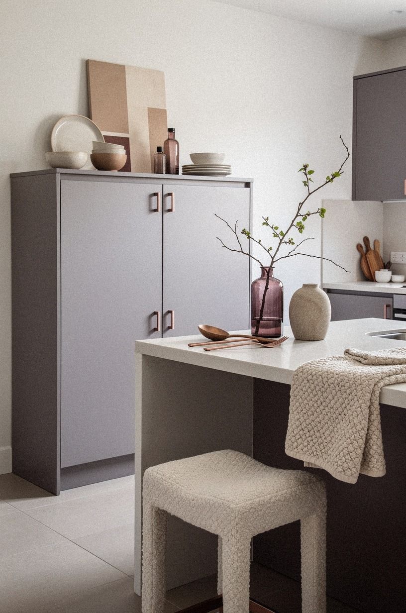 Style the Cabinet Tops With Restraint