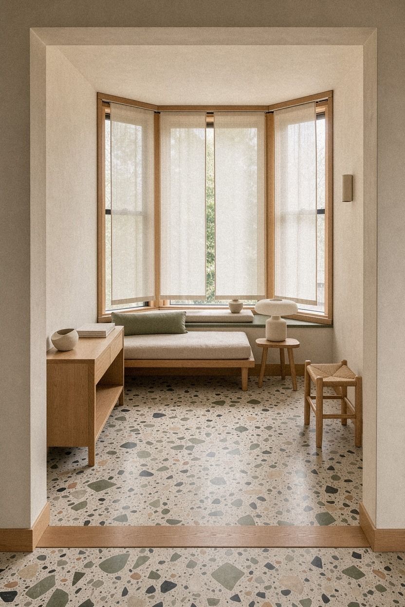 Hang sheer panels using the Bay Frame Buffer