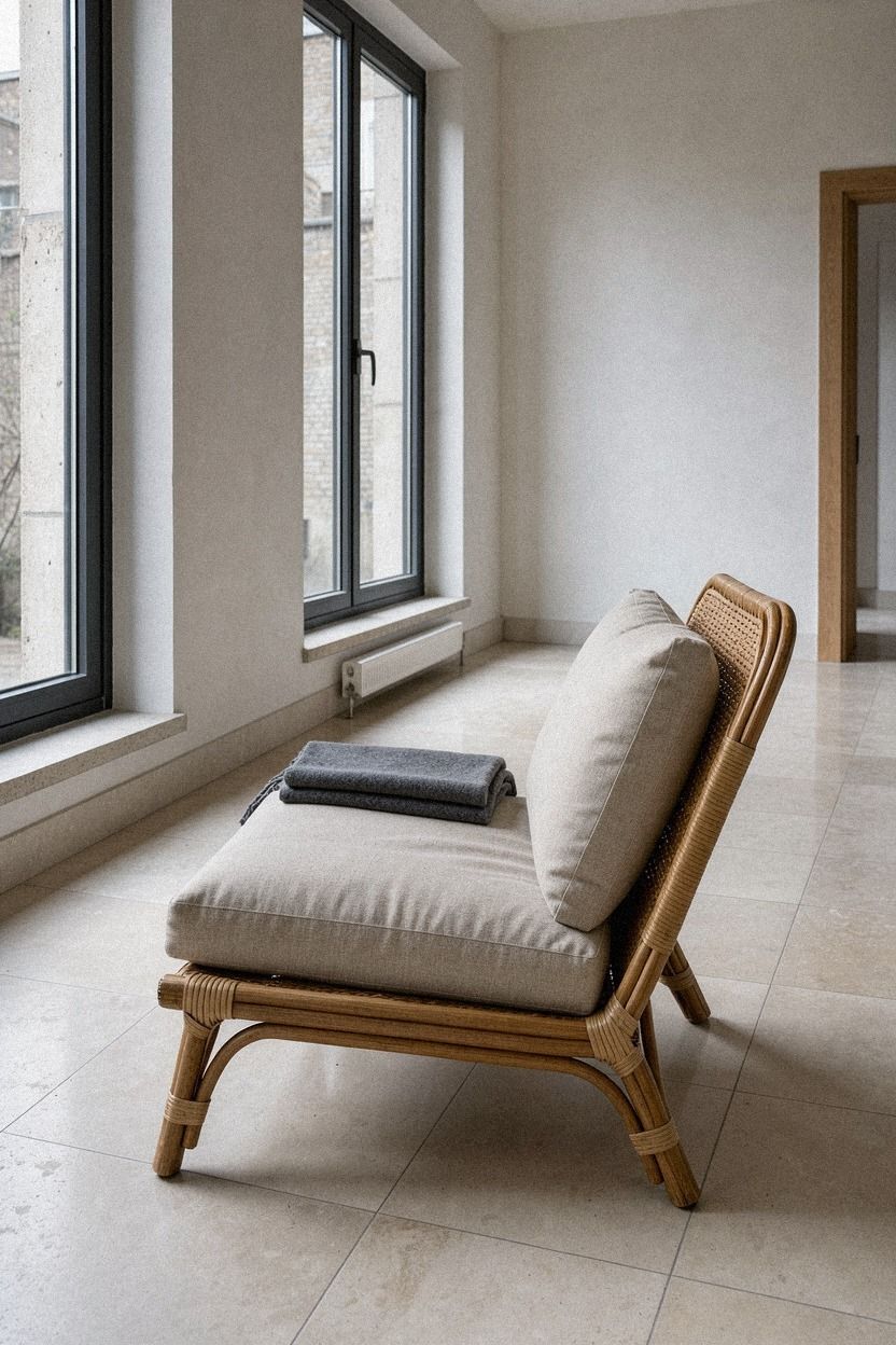 What should you put in a bay window first?