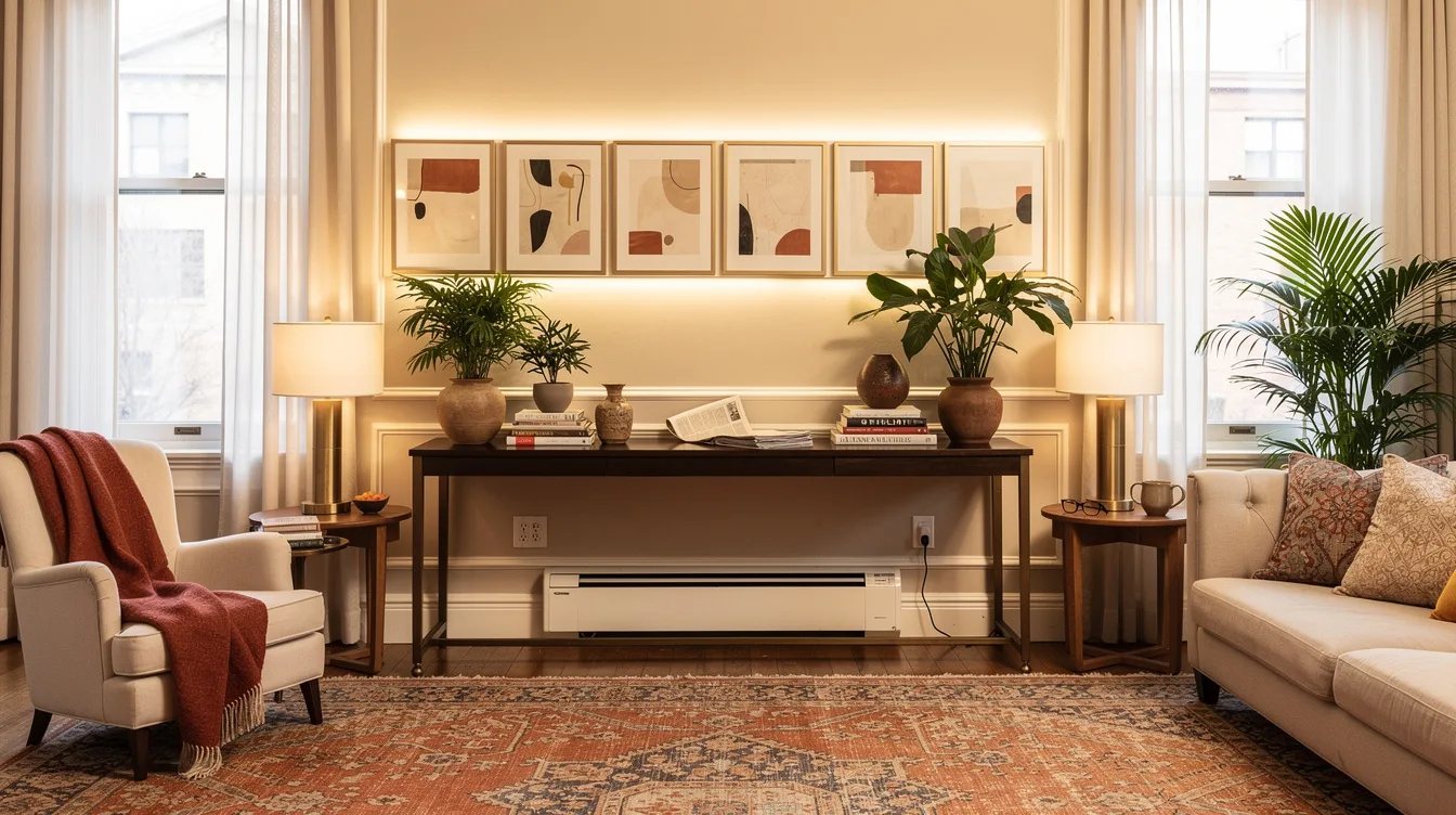 Align a Long Row Above the Console