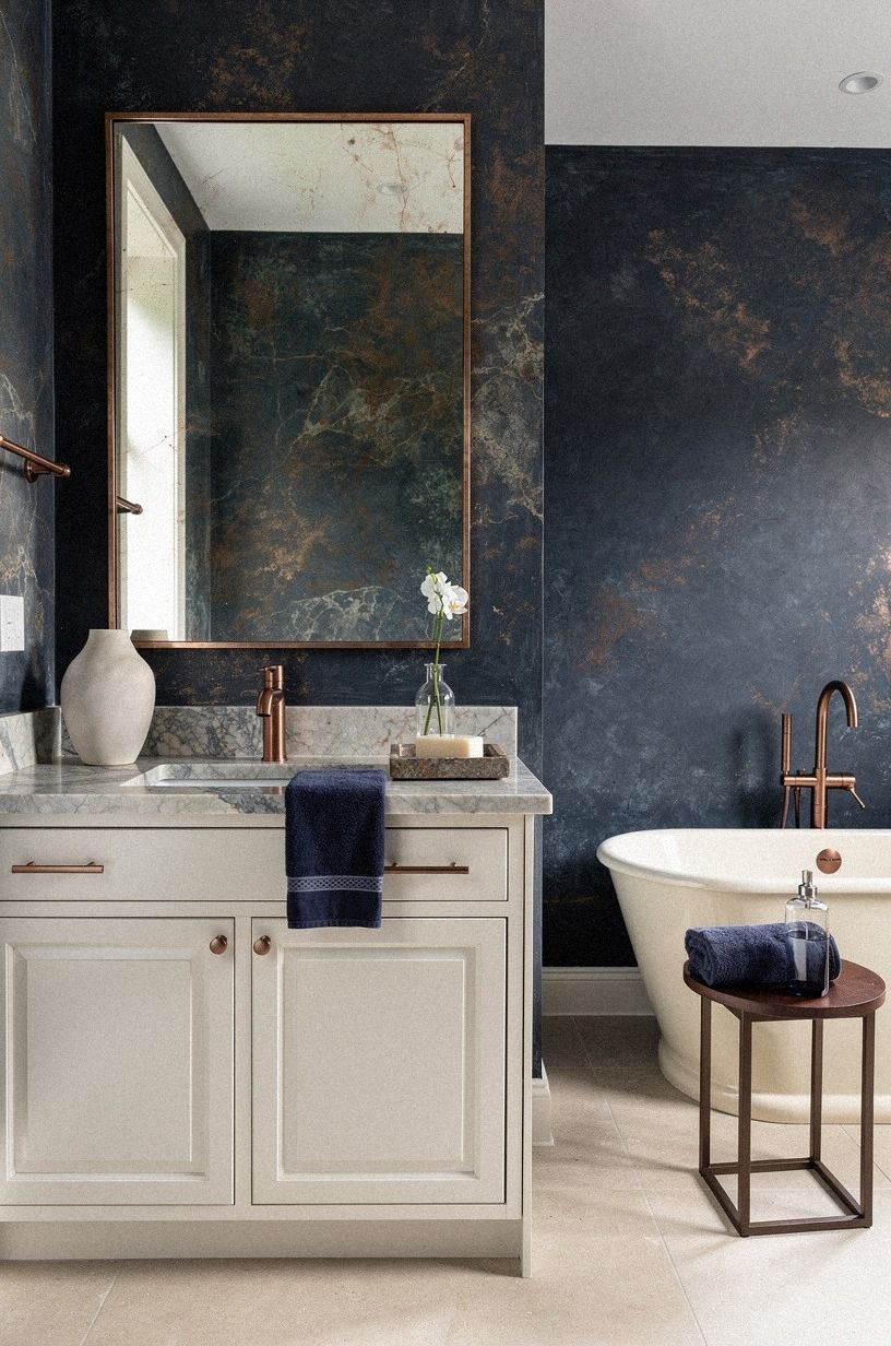 Hang a Mirror That Echoes the Stone