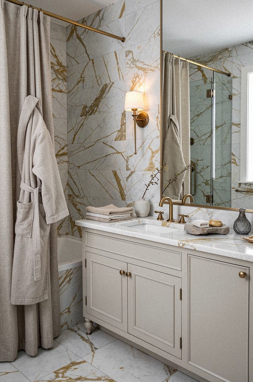Timeless Travertine Floor Bathroom Looks That Hide Everyday Wear