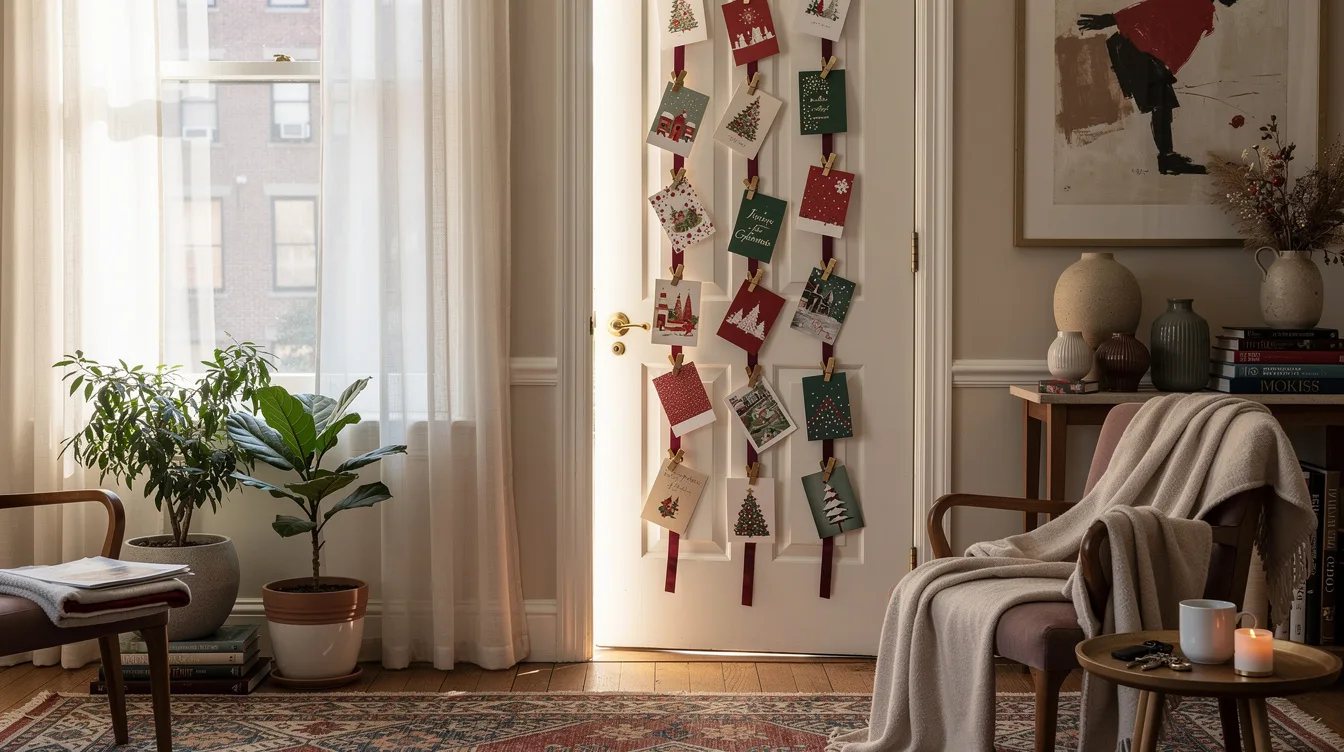 Loop Ribbon Around the Door Instead of Sticking It