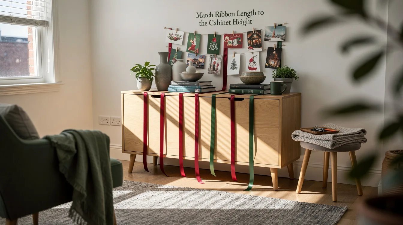 Match Ribbon Length to the Cabinet Height
