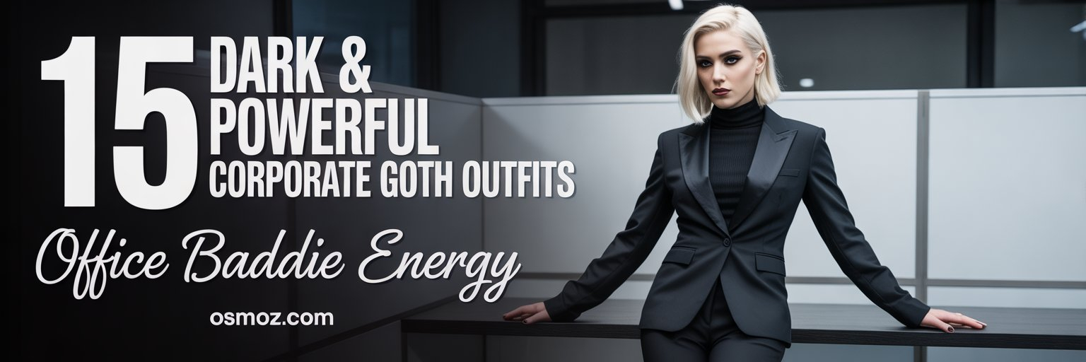 15 Stunning Corporate Goth Outfits Ideas to Rock Your Office Style