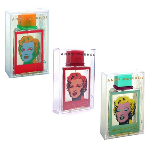 Three Pop fragrances by Andy Warhol